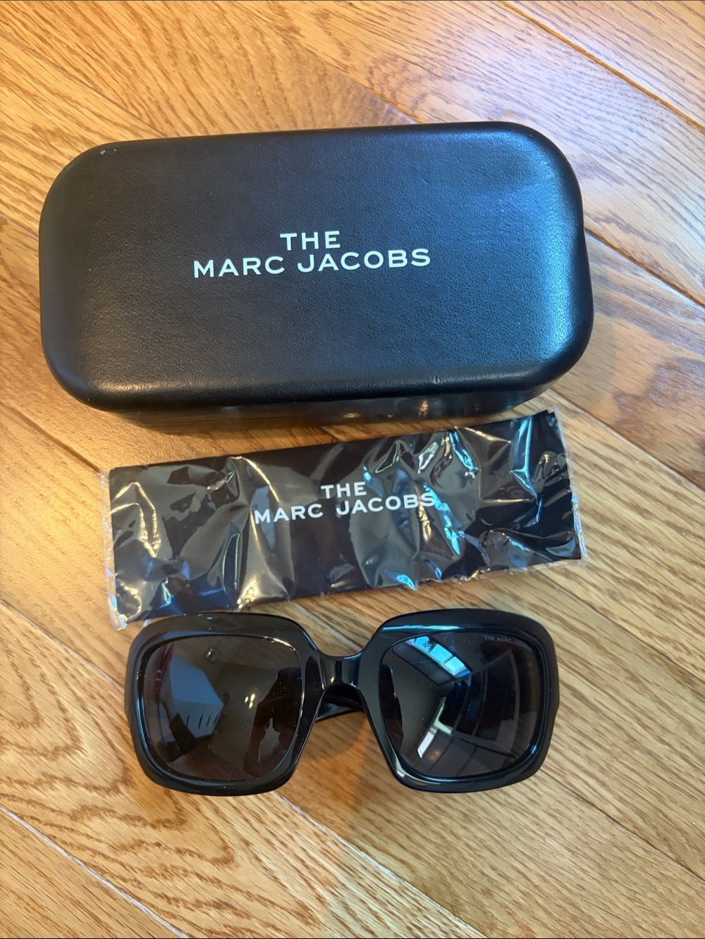 Marc Jacobs Black Oversized Square Sunglasses